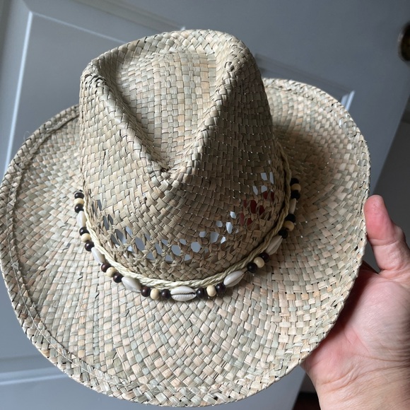 Western Style Wide Brim Cowgirl Hat Summer Sunshade Breathabl... - Picture 4 of 10